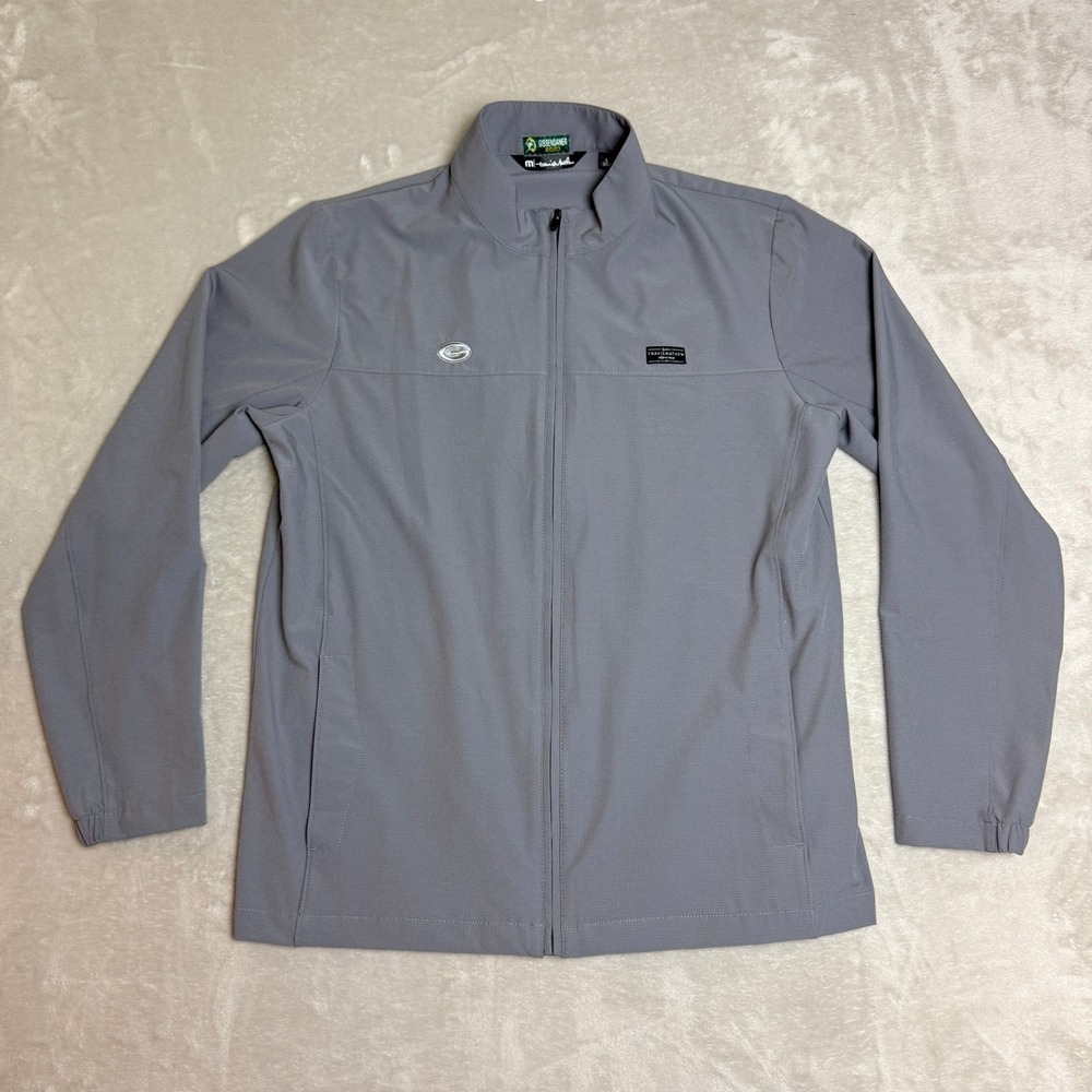 TravisMathew Greenbay Packers Crystal Cove 2.0 Jacket Men L Gray Lee Gissendaner